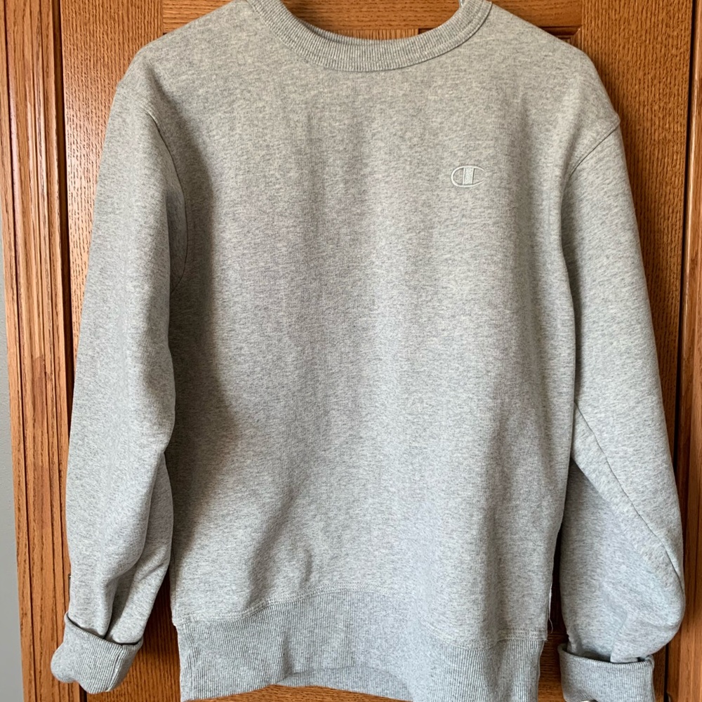 Gray champion crewneck